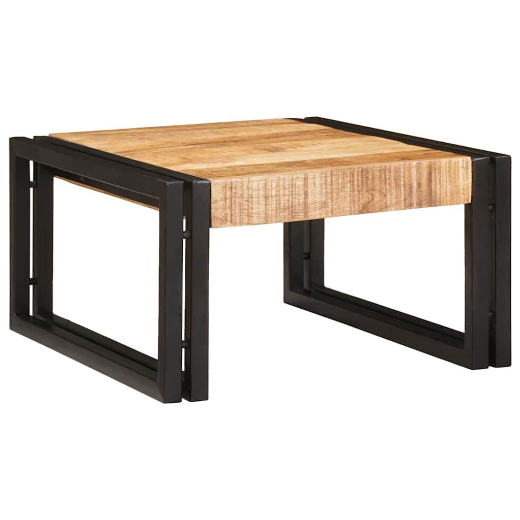 Badregal für Braun 40 x 50 x 23 cm Massives rohes Mangoholz