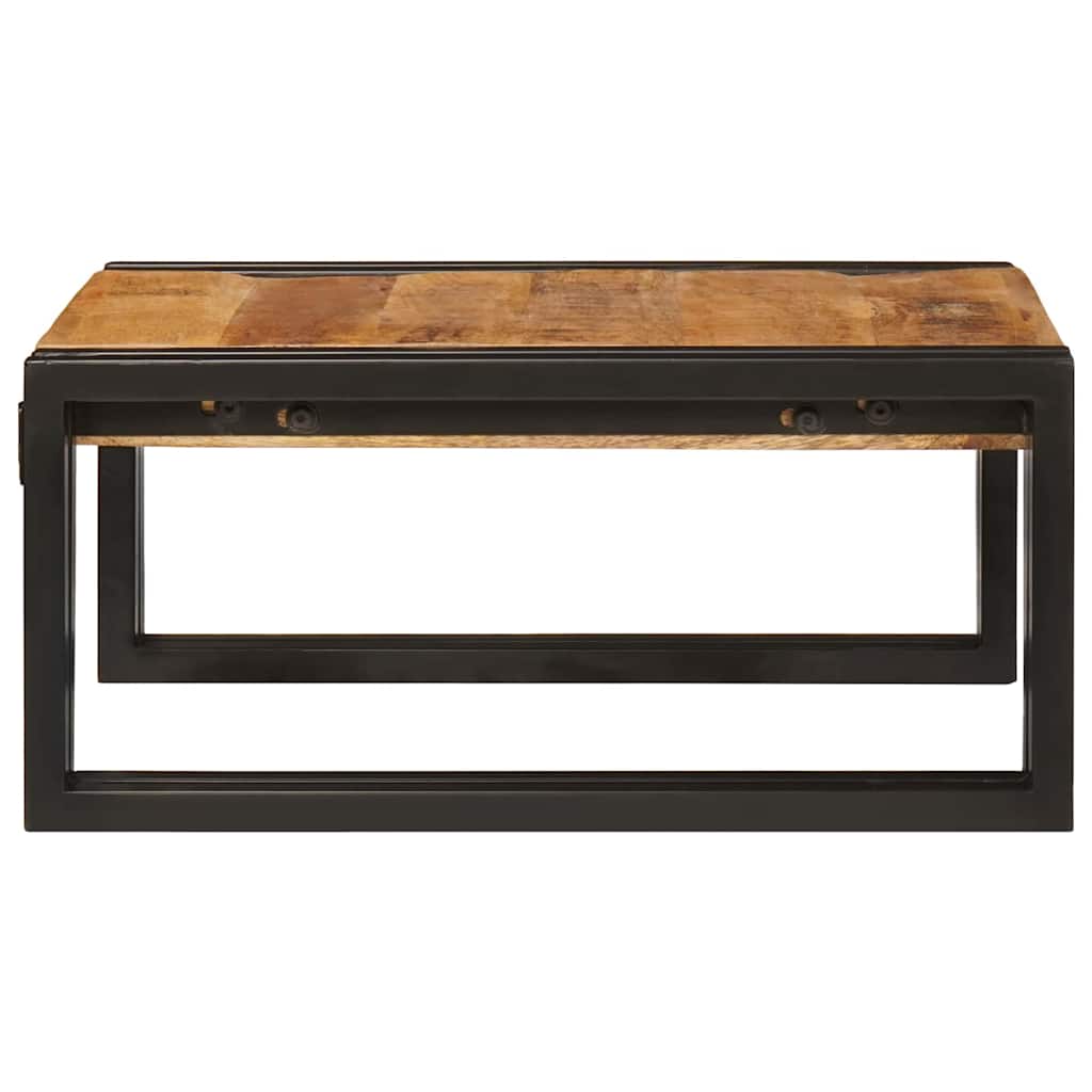 Badregal für Braun 40 x 50 x 23 cm Massives rohes Mangoholz
