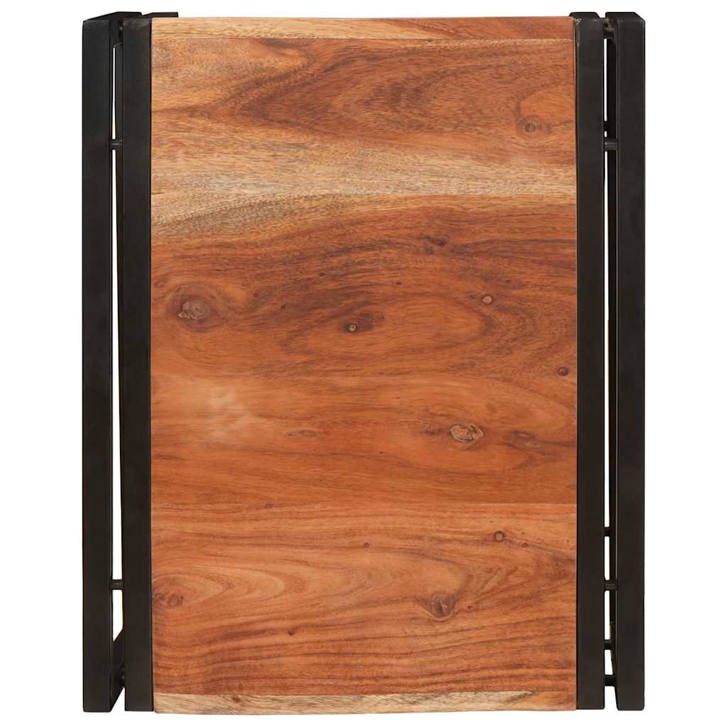 Badregal für Braun 40 x 50 x 23 cm Massivholz Akazie