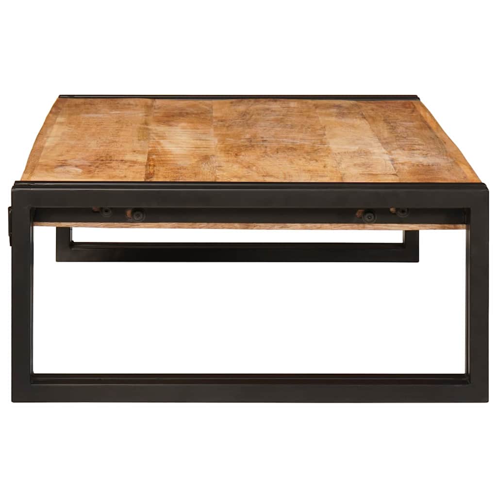 Badregal für Braun 80 x 50 x 23 cm Massives rohes Mangoholz