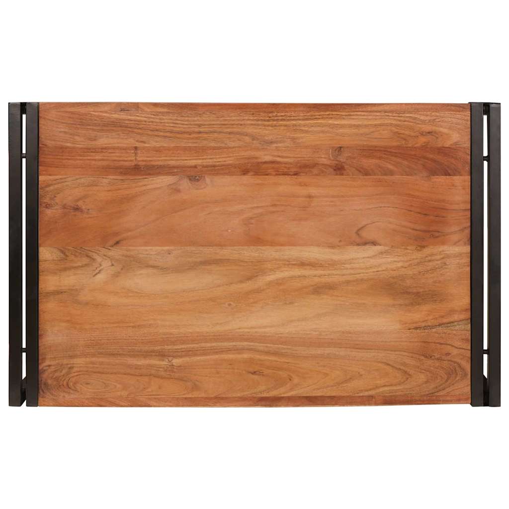 Badregal für Braun 80 x 50 x 23 cm Massivholz Akazie