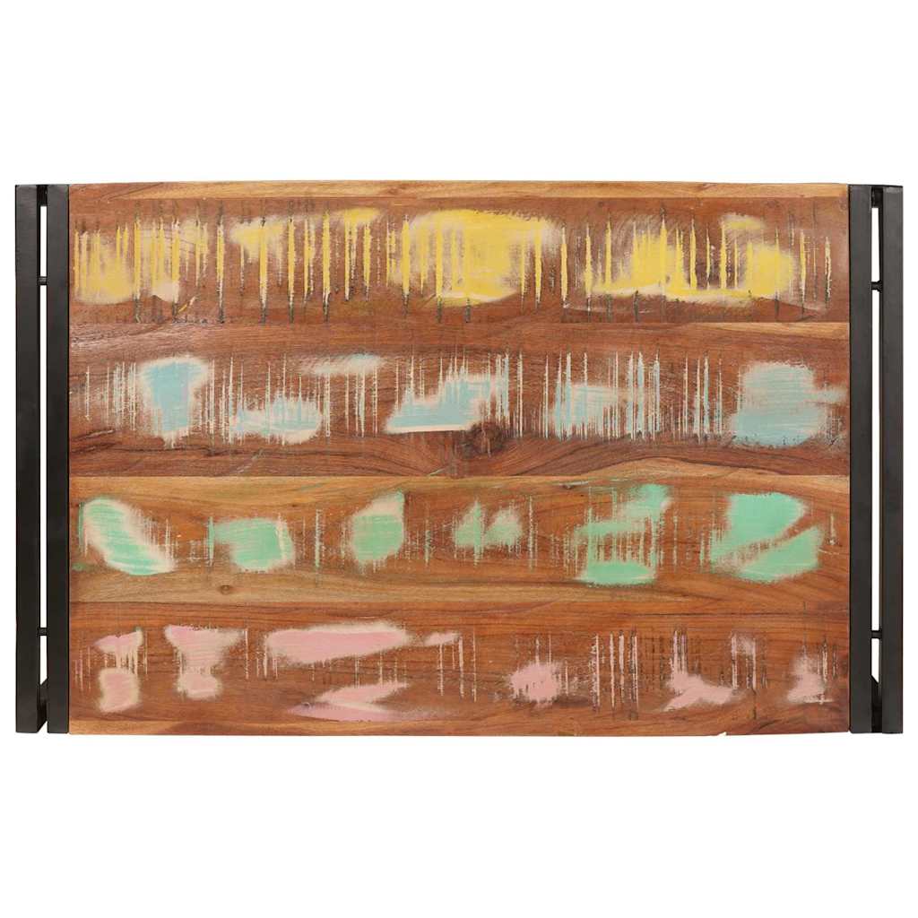 Badregal für Mehrfarbig 80 x 50 x 23 cm Massives Altholz