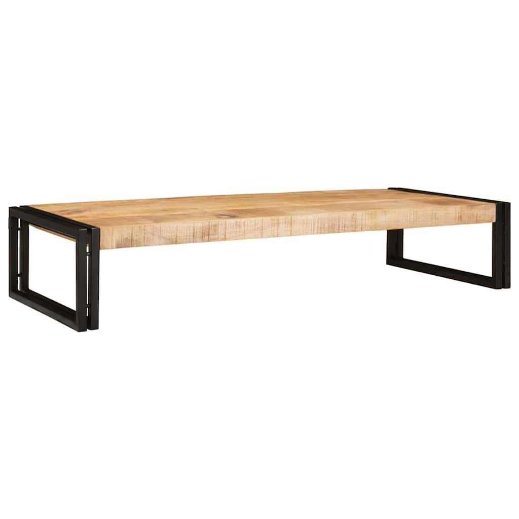 Badregal für Braun 120 x 50 x 23 cm Massives rohes Mangoholz
