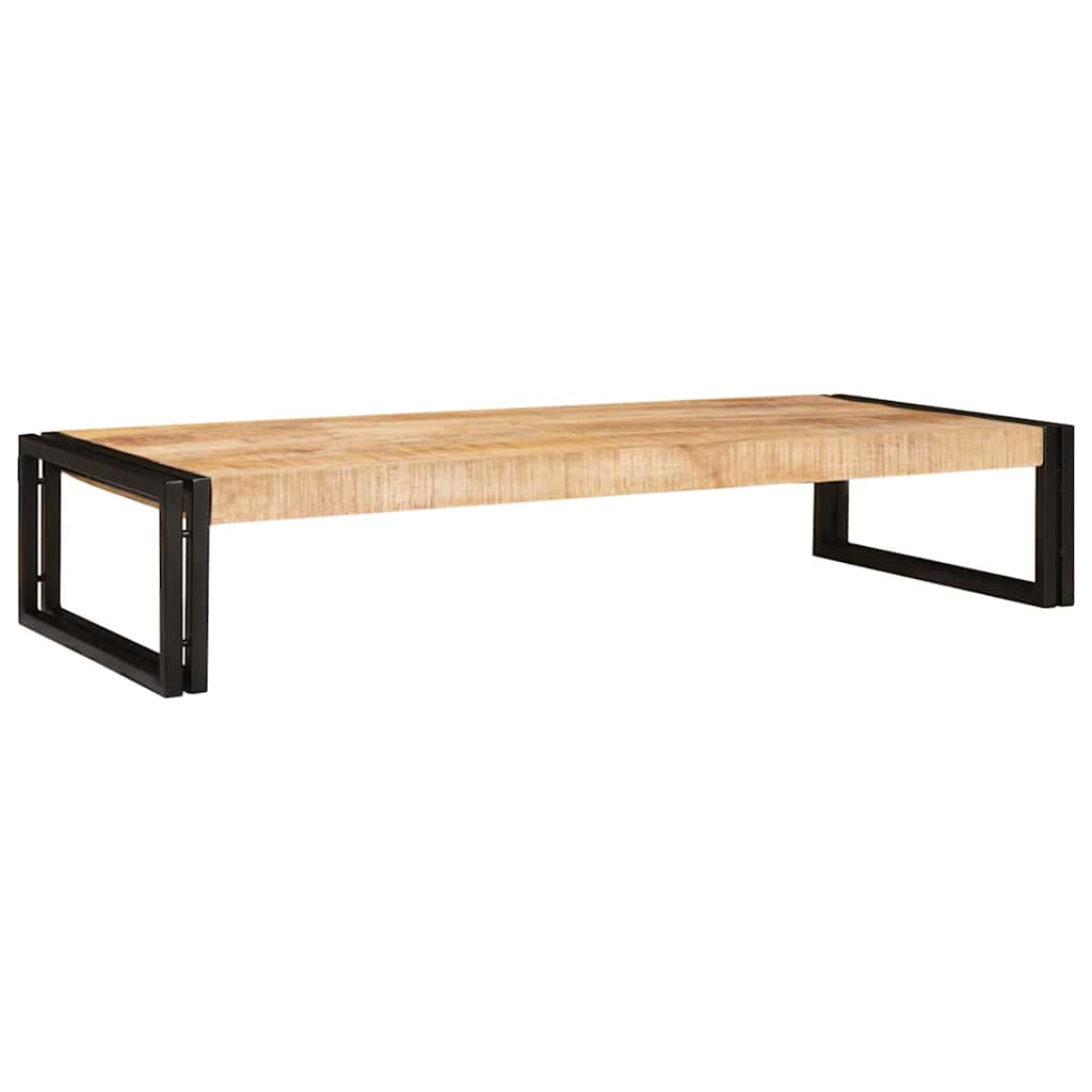 Badregal für Braun 120 x 50 x 23 cm Massives rohes Mangoholz
