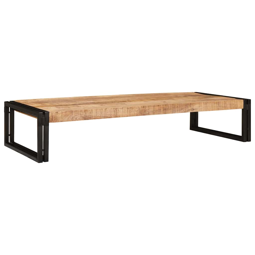 Badregal für Braun 120 x 50 x 23 cm Massives rohes Mangoholz