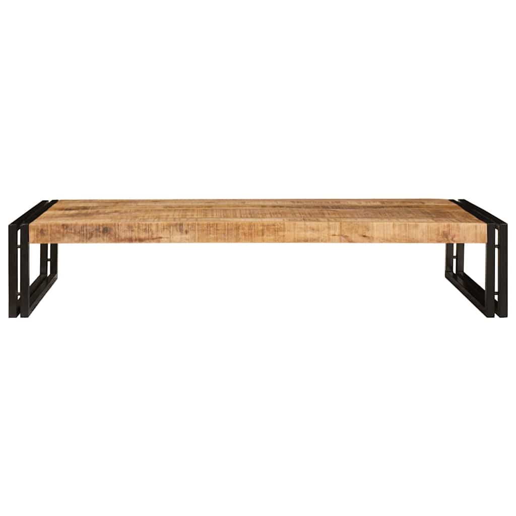 Badregal für Braun 120 x 50 x 23 cm Massives rohes Mangoholz