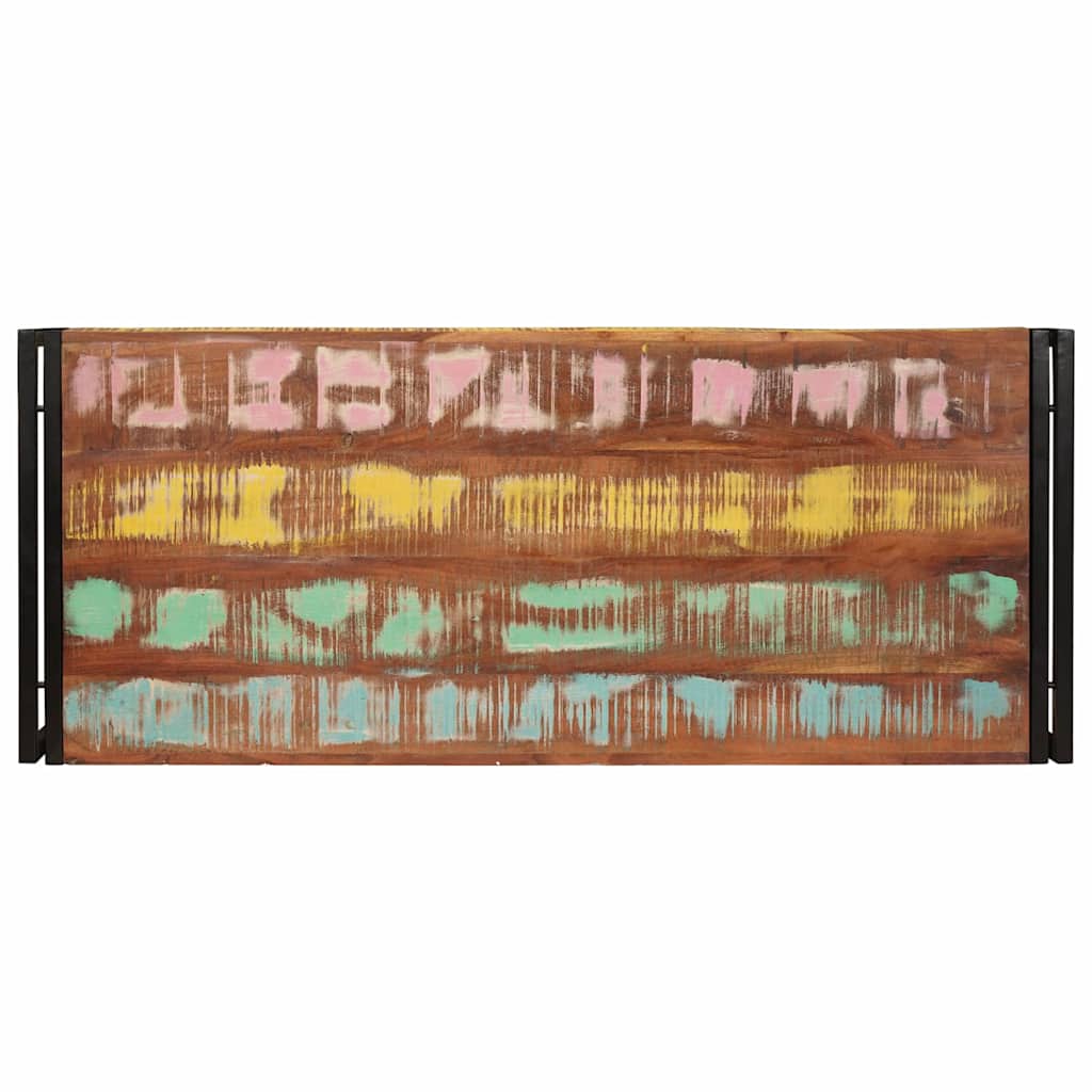 Badregal für Mehrfarbig 120 x 50 x 23 cm Massives Altholz