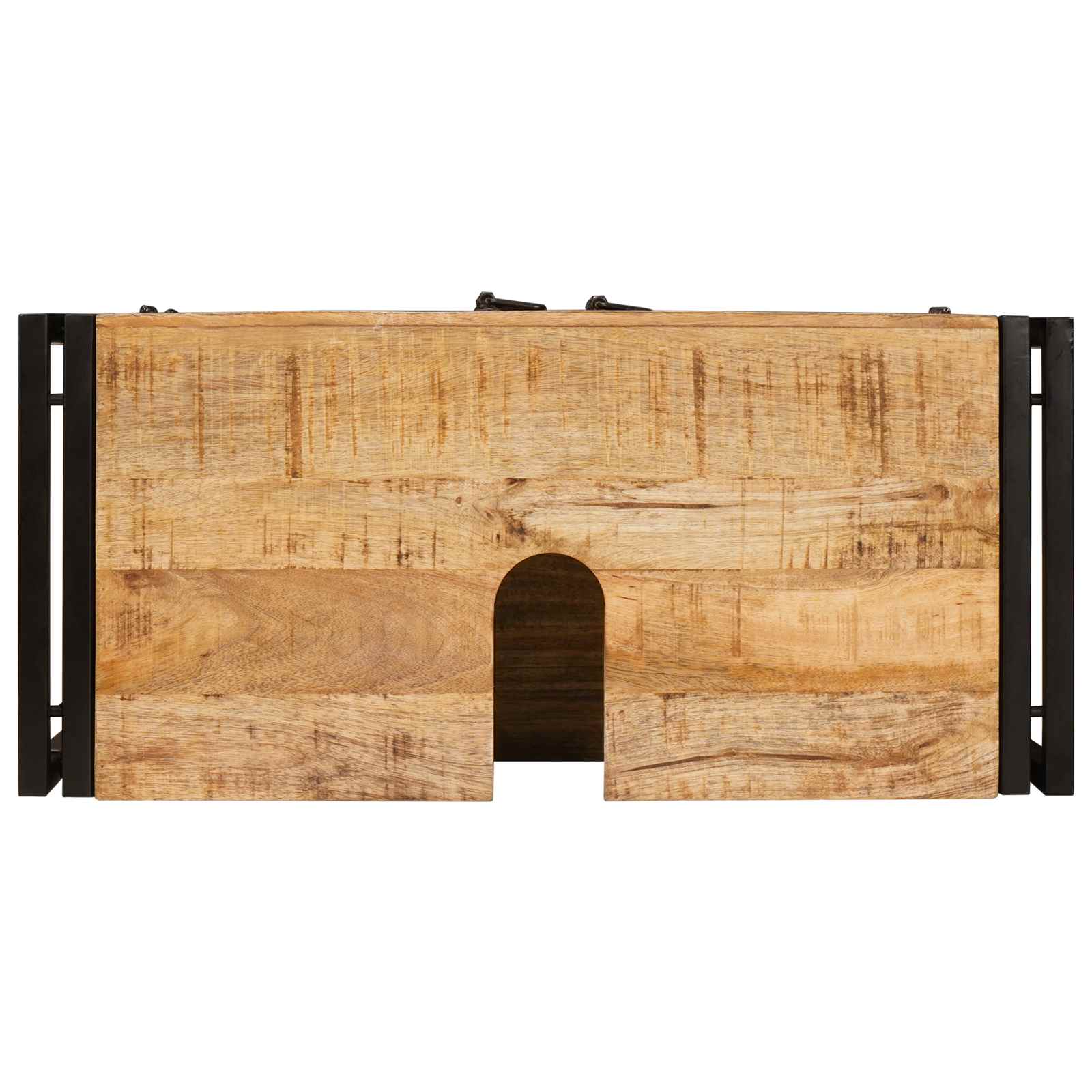 Waschbeckenunterschrank Braun 71 x 33 x 58 cm Massivholz Mango
