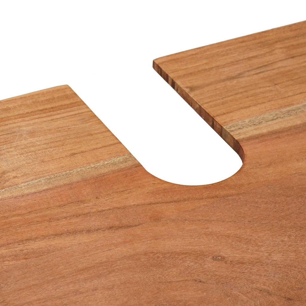 Waschbeckenunterschrank Braun 71 x 33 x 58 cm Massivholz Akazie