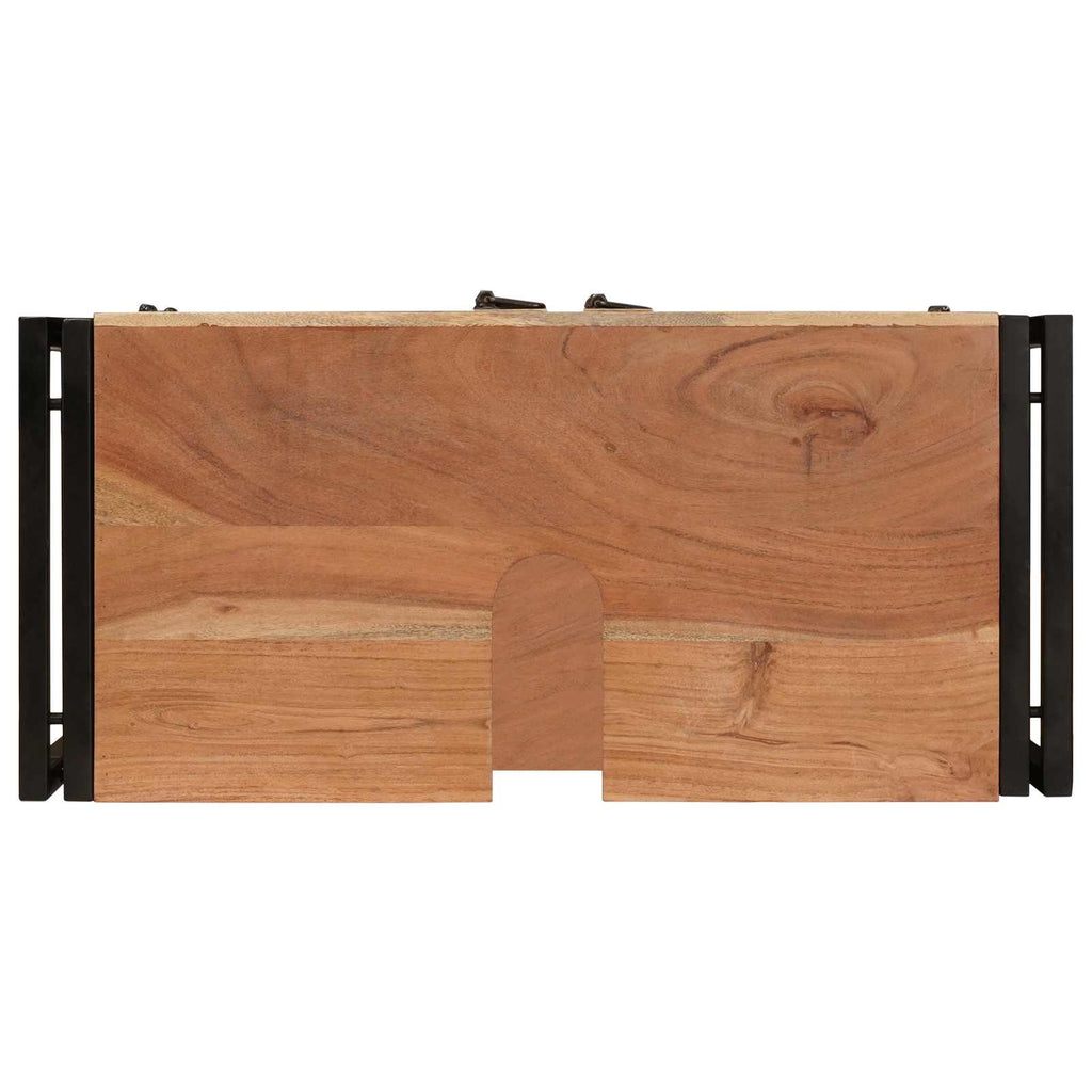 Waschbeckenunterschrank Braun 71 x 33 x 58 cm Massivholz Akazie
