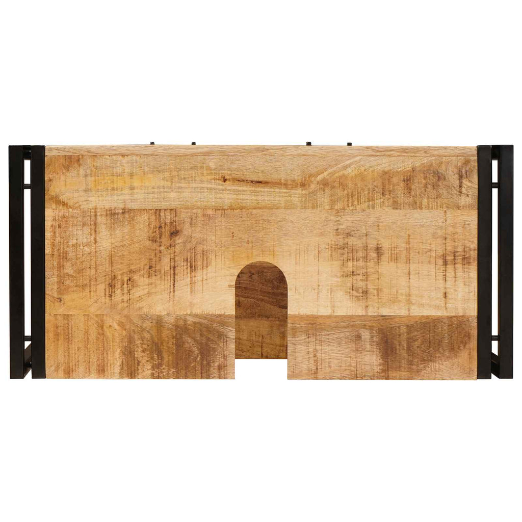 Waschtischunterschrank Braun 71 x 33 x 58 cm Massivholz Mango
