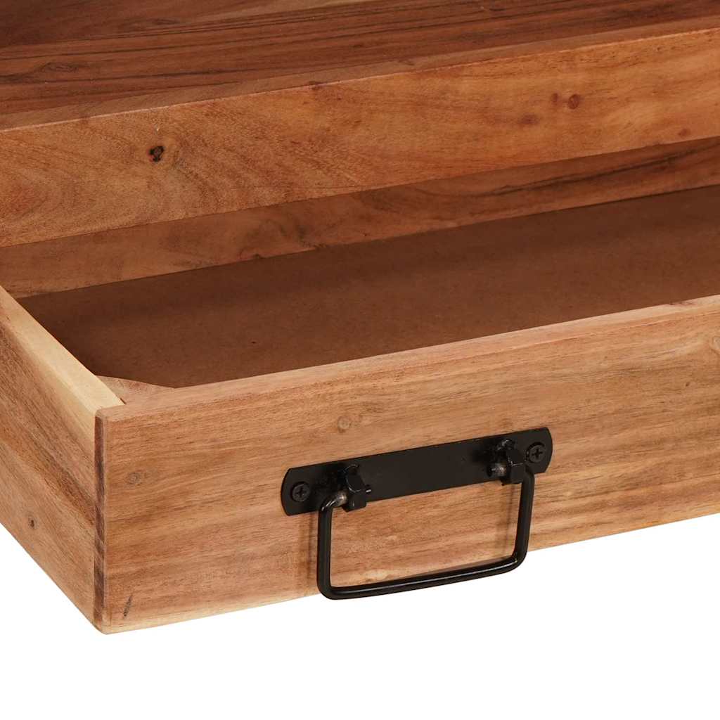 Waschtischunterschrank Braun 71 x 33 x 58 cm Massivholz Akazie
