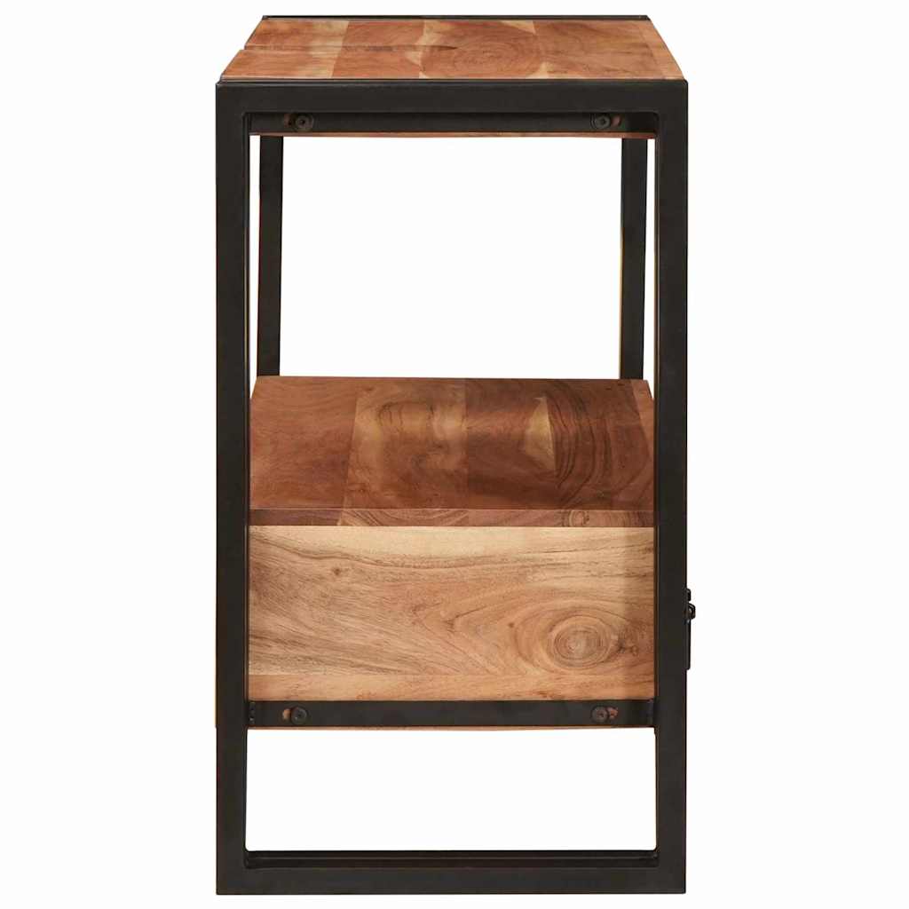 Waschtischunterschrank Braun 71 x 33 x 58 cm Massivholz Akazie