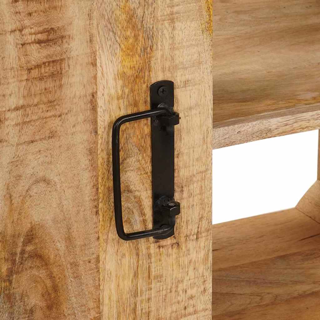 Waschbeckenunterschrank Braun 71 x 33 x 58 cm Massivholz Mango