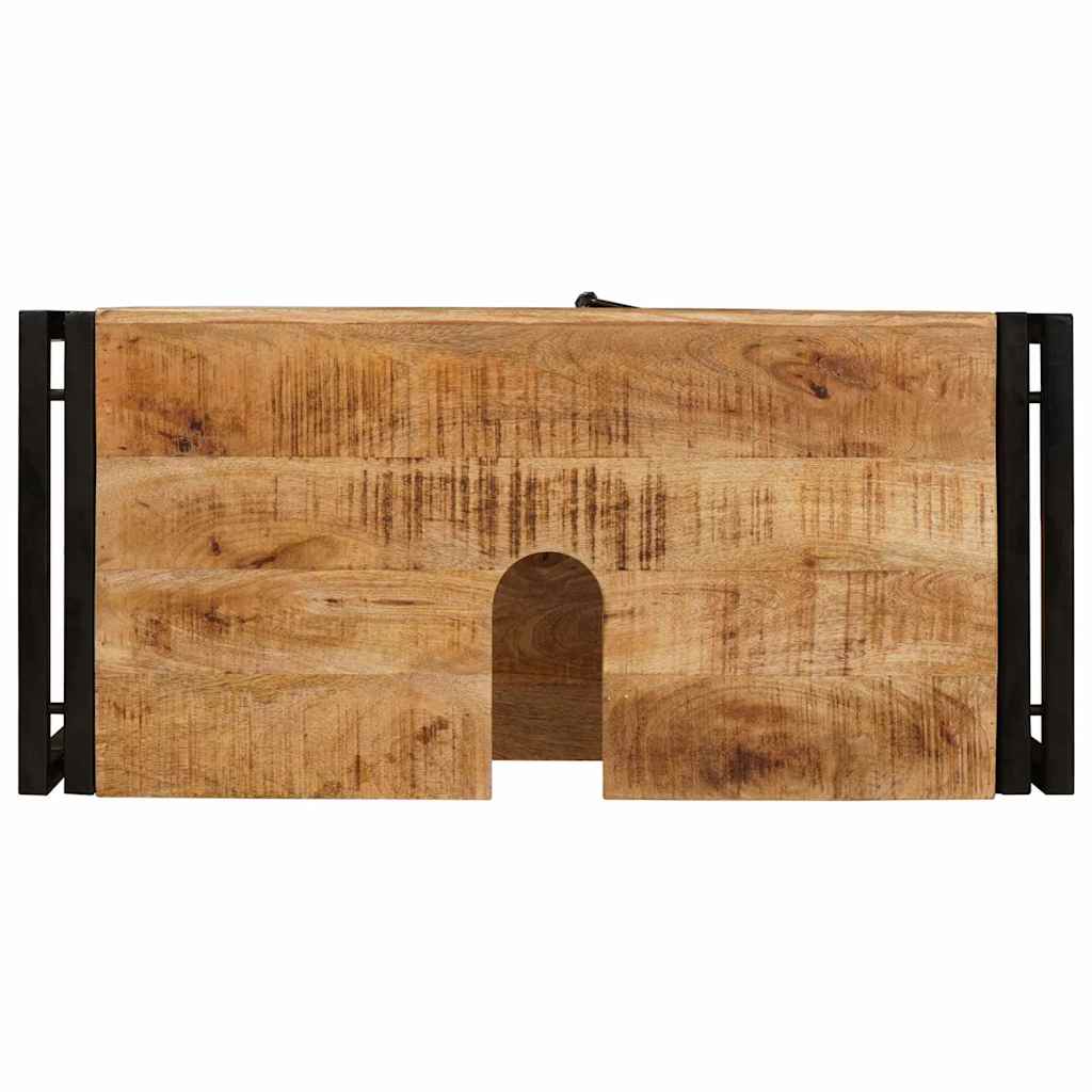 Waschbeckenunterschrank Braun 71 x 33 x 58 cm Massivholz Mango