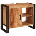 Waschbeckenunterschrank Braun 71 x 33 x 58 cm Massivholz Akazie