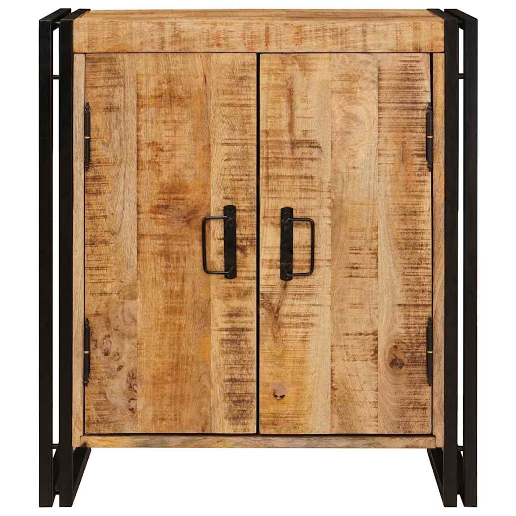 Nachttisch Braun 66 x 35 x 76 cm Massives, grobes Mangoholz
