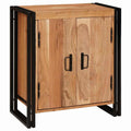 Nachttisch Braun 66 x 35 x 76 cm Massivholz Akazie