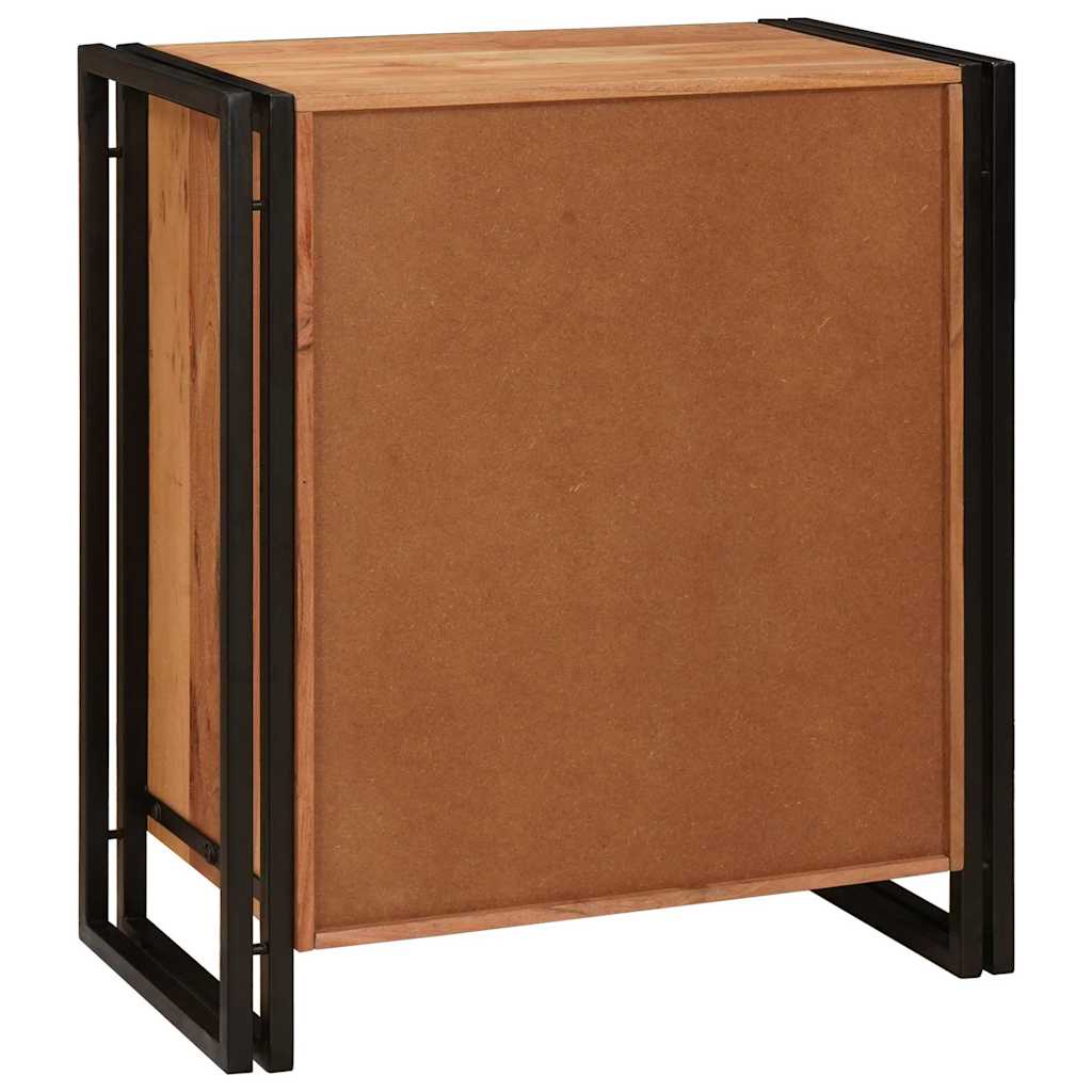 Nachttisch Braun 66 x 35 x 76 cm Massivholz Akazie