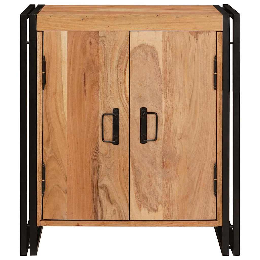 Nachttisch Braun 66 x 35 x 76 cm Massivholz Akazie