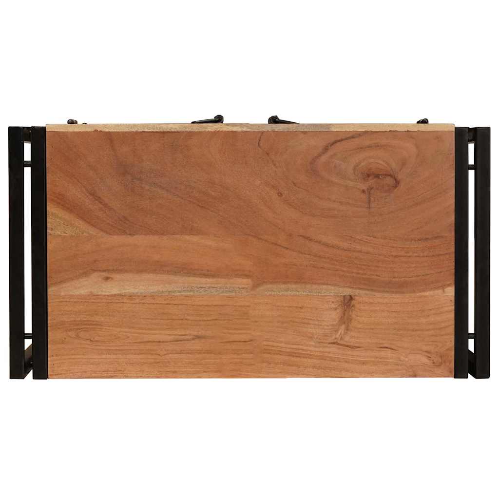Nachttisch Braun 66 x 35 x 76 cm Massivholz Akazie