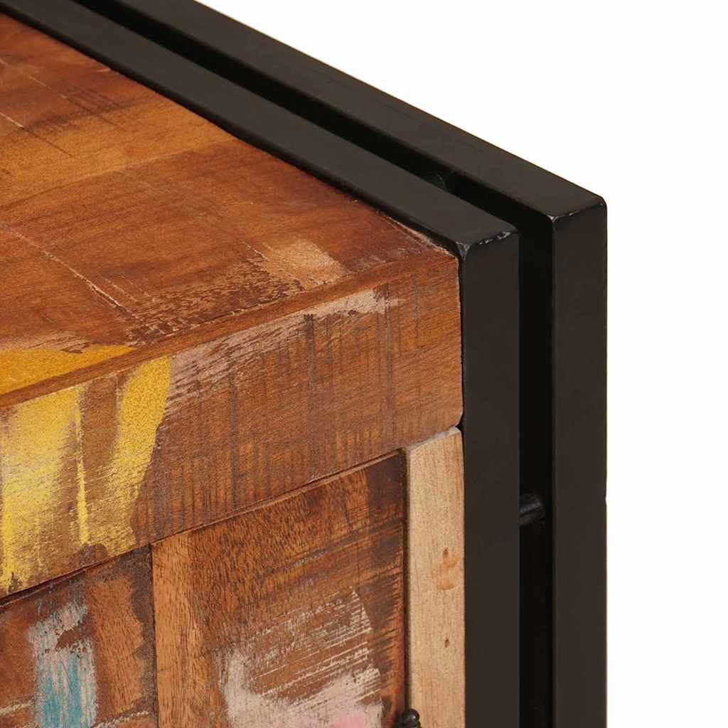 Nachttisch Mehrfarbig 66 x 35 x 76 cm Massives Altholz