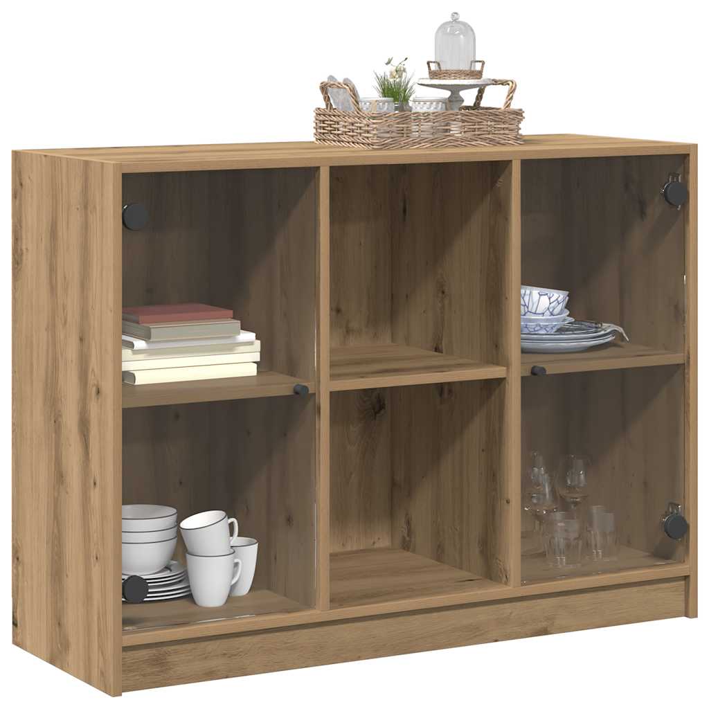 Sideboard Artisan-Eiche 102x37x75,5 cm Holzwerkstoff