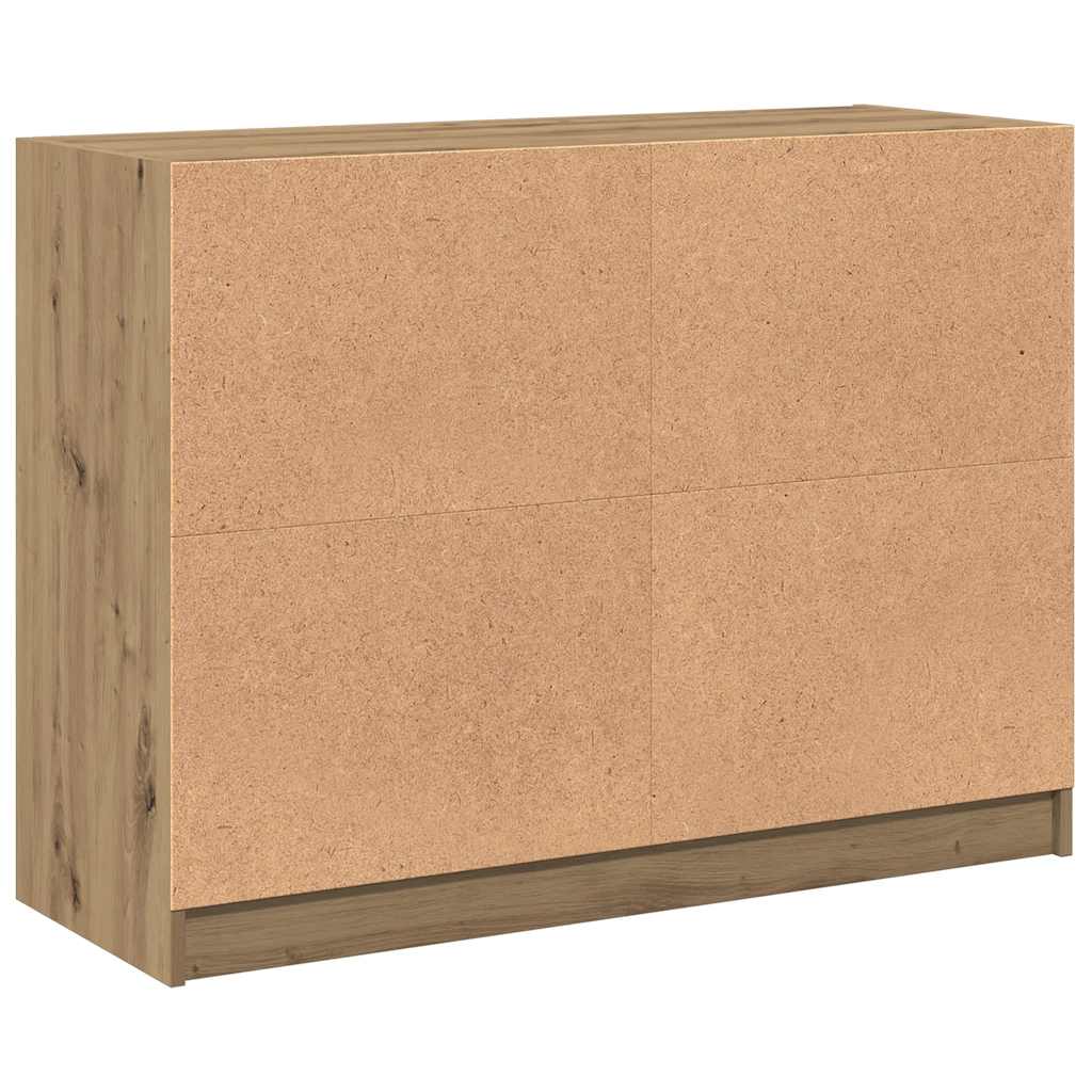 Sideboard Artisan-Eiche 102x37x75,5 cm Holzwerkstoff