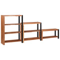Bücherregal 3 pcs Braun 80 x 30 x 110 cm Massivholz Akazie