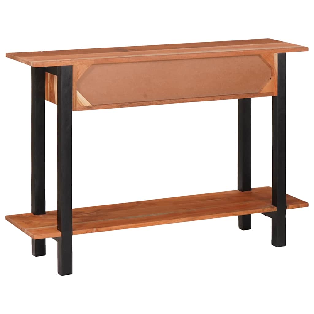Konsolentisch mit Schubladen Braun und Schwarz 110 x 30 x 75 cm