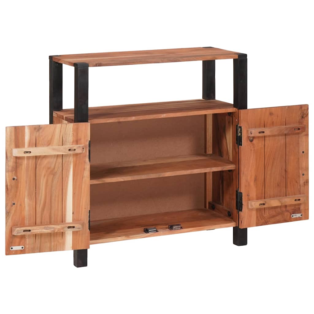 Sideboard Braun 70 x 30 x 75 cm Massivholz Akazie