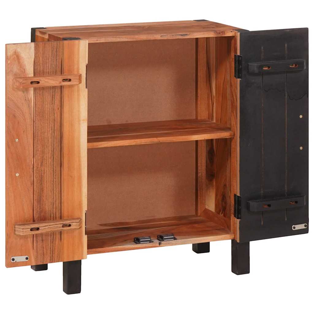 Sideboard Braun 55 x 30 x 75 cm Massivholz Akazie
