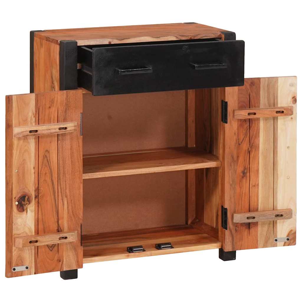 Sideboard Braun 55 x 30 x 75 cm Massivholz Akazie