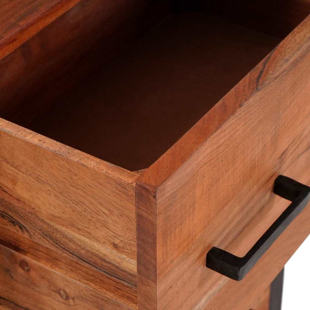 Sideboard Braun 55 x 30 x 75 cm Massivholz Akazie