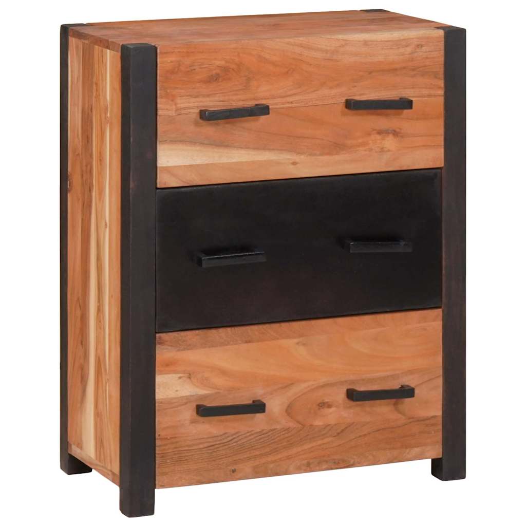 Sideboard Braun 55 x 30 x 75 cm Massivholz Akazie
