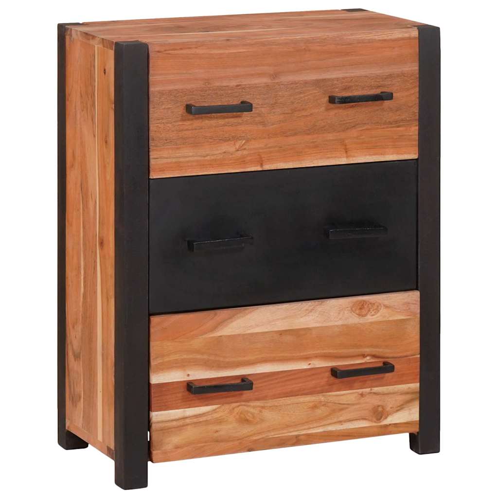 Sideboard Braun 55 x 30 x 75 cm Massivholz Akazie