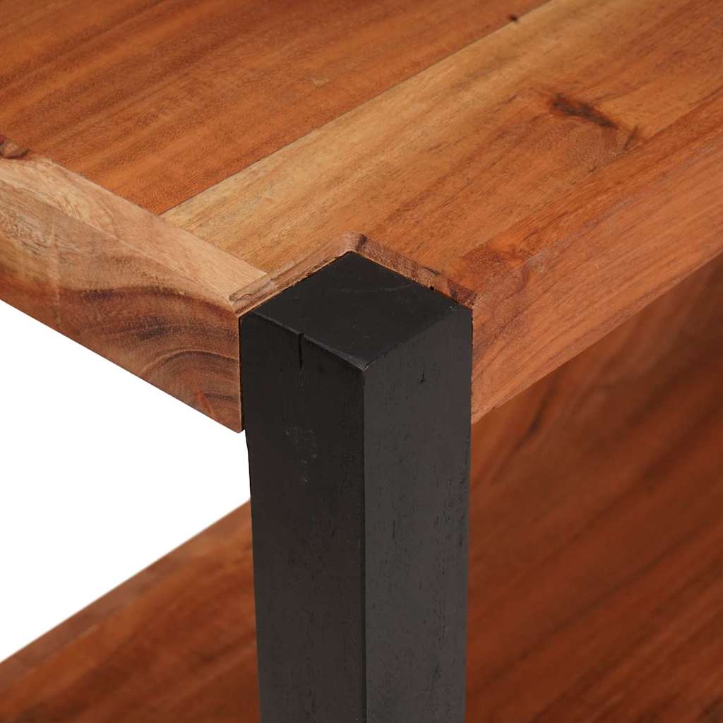 Bücherregal Braun 80 x 30 x 75 cm Massivholz Akazie
