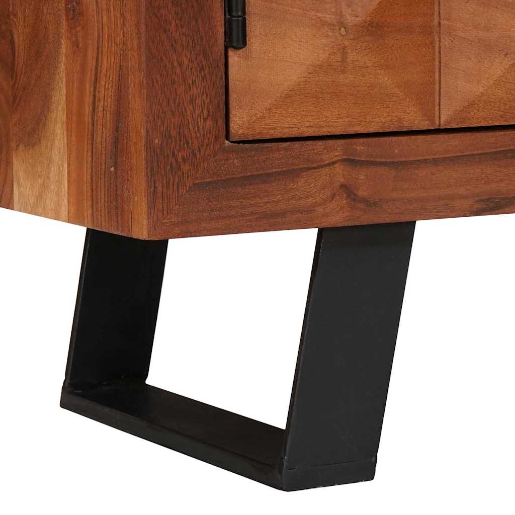 TV-Schränk Honigbraun 112 x 30 x 48 cm Massivholz Akazie