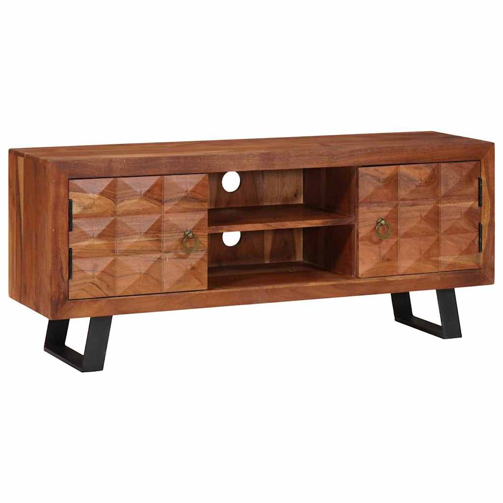 TV-Schränk Honigbraun 112 x 30 x 48 cm Massivholz Akazie