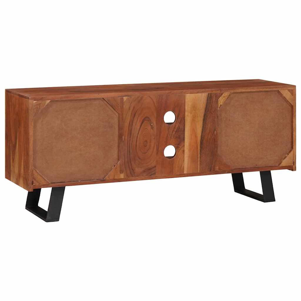 TV-Schränk Honigbraun 112 x 30 x 48 cm Massivholz Akazie