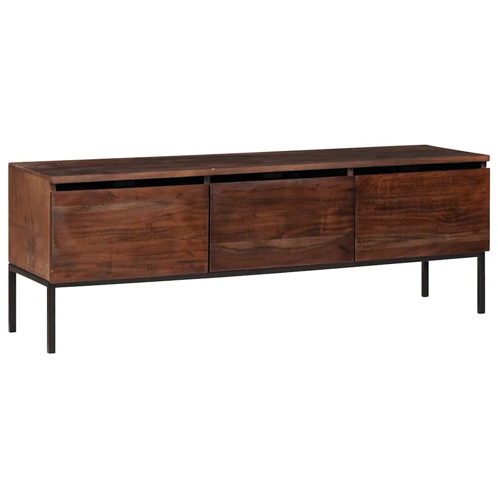 TV-Schränk Honigbraun 110 x 30 x 36 cm Massivholz Akazie
