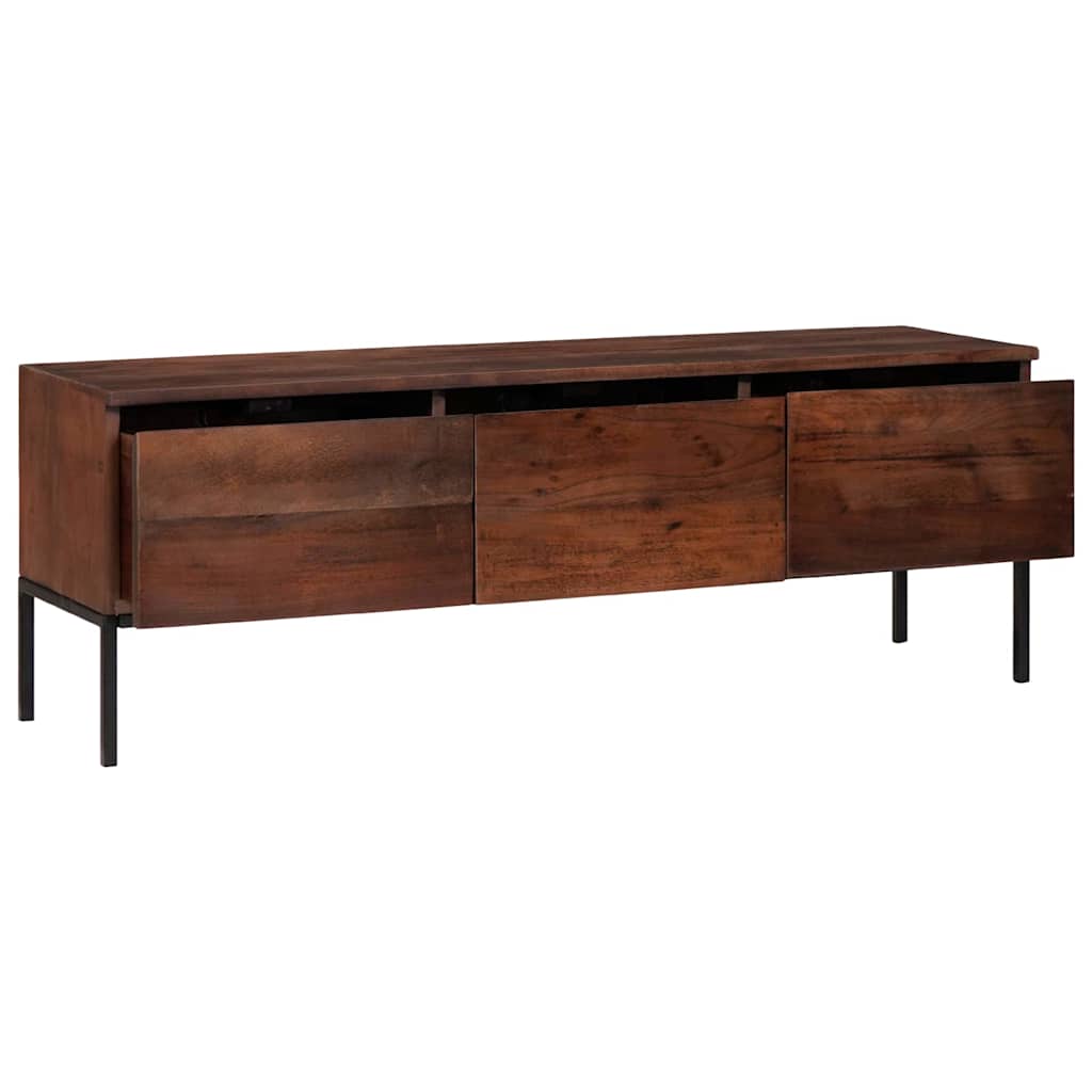 TV-Schränk Honigbraun 110 x 30 x 36 cm Massivholz Akazie