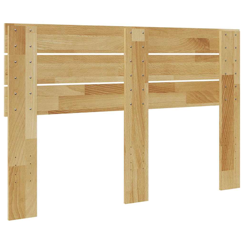 Kopfteil 120 cm Massivholz Eiche