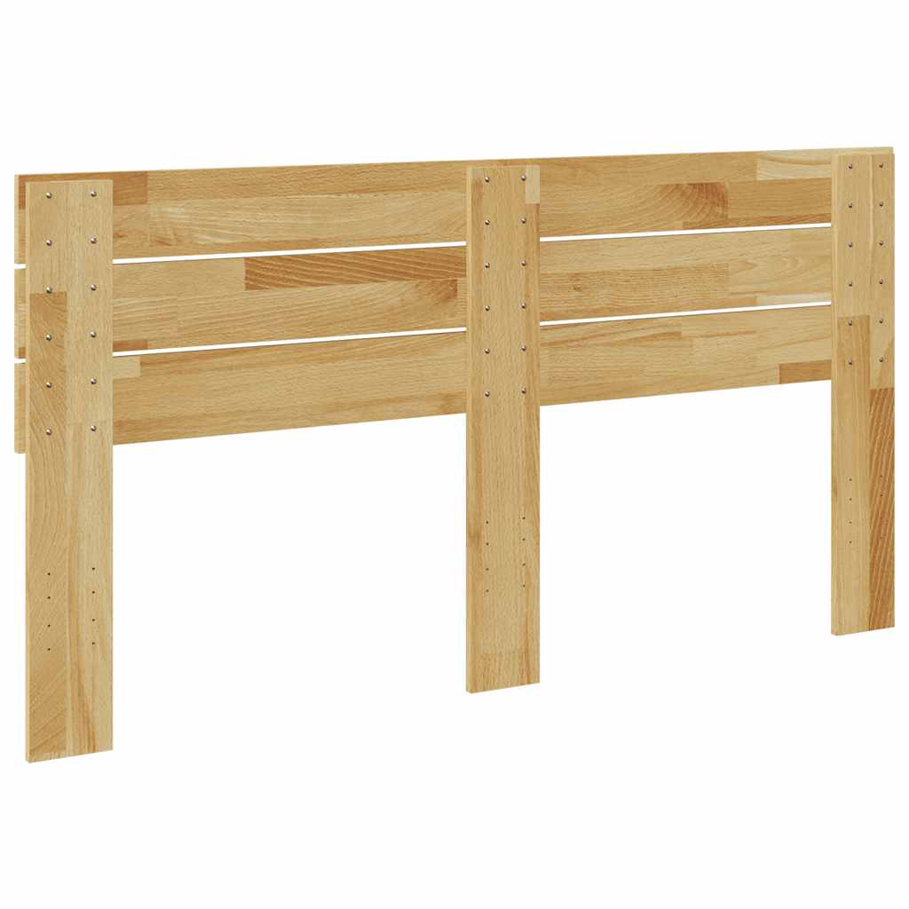 Kopfteil 135 cm Massivholz Eiche