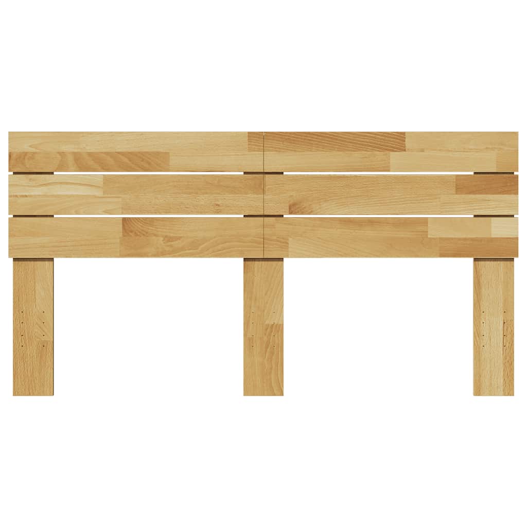 Kopfteil 140 cm Massivholz Eiche