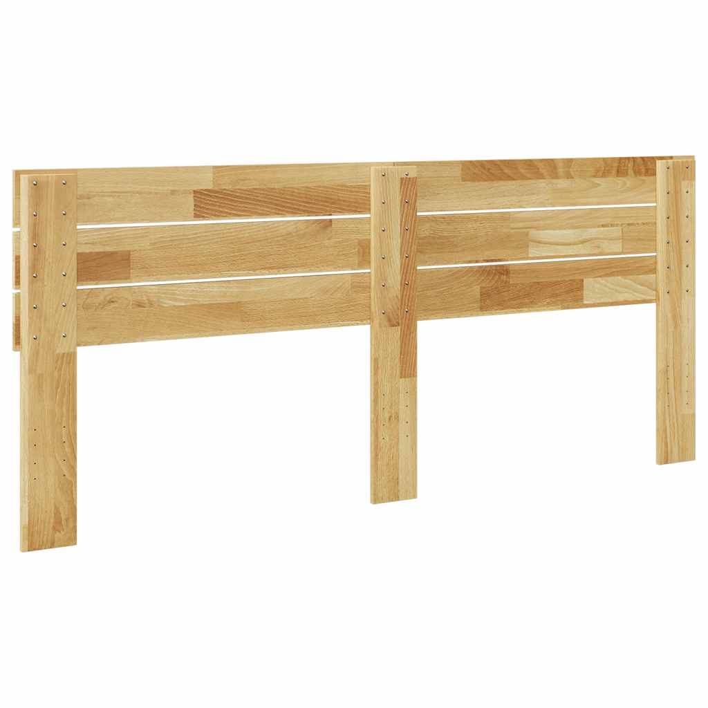 Kopfteil 200 cm Massivholz Eiche