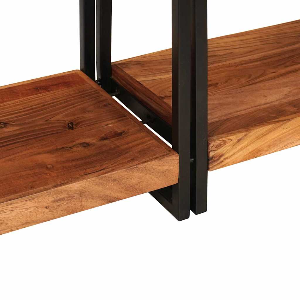 Konsolen-Tische 2 pcs Braun 161 x 33 x 75 cm Massivholz Akazie