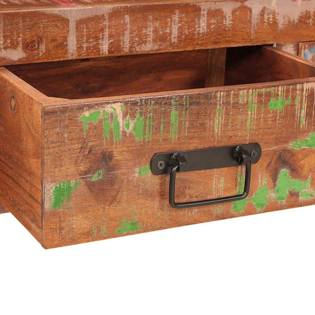 Konsolen-Tische mit Regal 2 pcs Mehrfarbig 161 x 33 x 75 cm