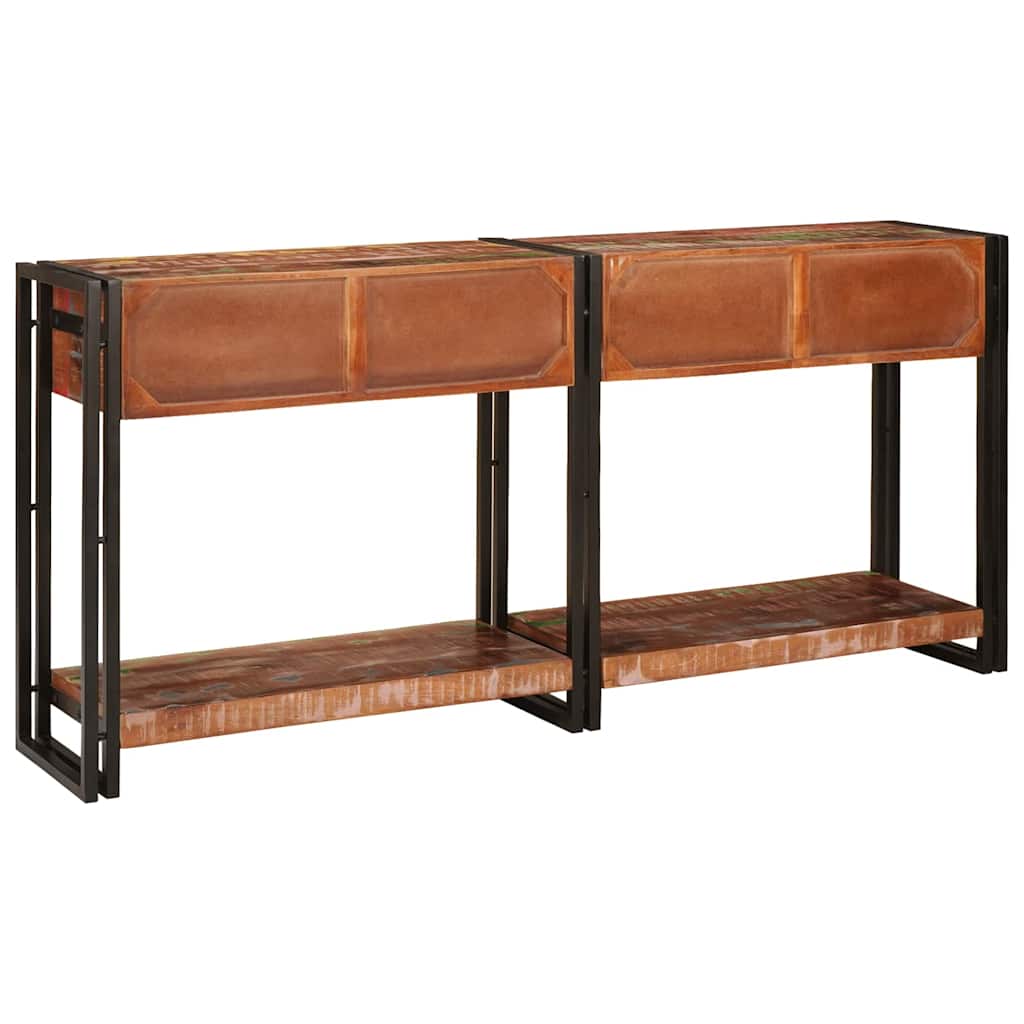 Konsolen-Tische mit Regal 2 pcs Mehrfarbig 161 x 33 x 75 cm