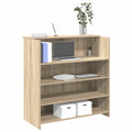 Empfangstresen Sonoma-Eiche 100 x 50 x 103,5 cm Holzwerkstoff